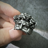 Adjustable Retro Gothic Copper Ring