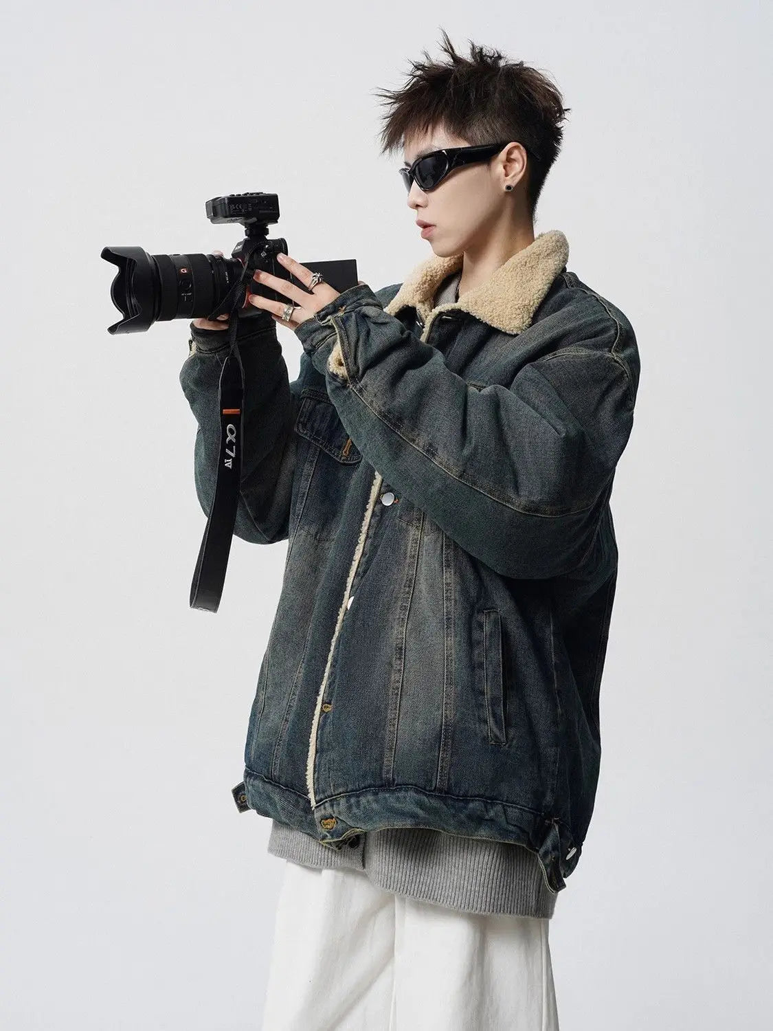 High Quality Thickened Cotton Denim Jacket