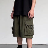 Loose Multi-Pocket Cargo Shorts