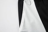 Patchwork Baggy Track Shorts
