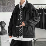 Classic Cozy Cool Green Korean Denim Jacket