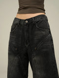 Wide Leg Vintage Washed Baggy Jeans