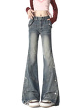 Spicy Girl High Waisted Flared Jeans