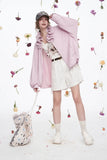 Sweet Ruffles Collar Casual Loose Jacket