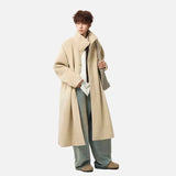 Fashionably Warm Padded Mid-Length Trench Coat