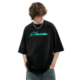 Ravestar Mint Graphic Letter Print T-Shirt