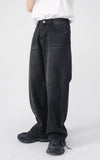 Black Wide-leg Vintage Jeans