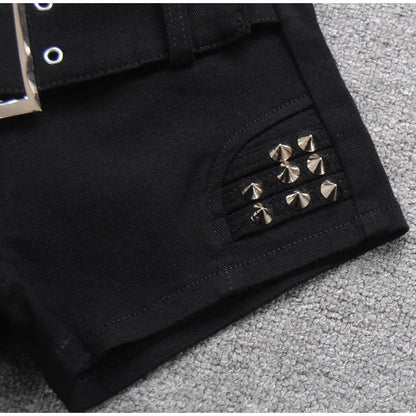 Buttoned Pocket Shorts