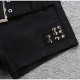 Buttoned Pocket Shorts