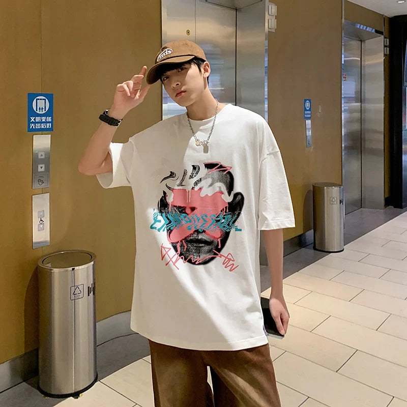 Vintage Summer Cotton Genshin Impact T-Shirt
