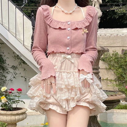 Coquette Ruffled Tiered Skirt