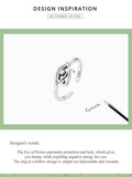 Eye of Horus Egypt 925 Sterling Silver Ring