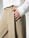 Old Money Style Pleated Wide Leg Suit Pants