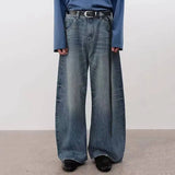 Trendy Curved Knife Denim Jeans