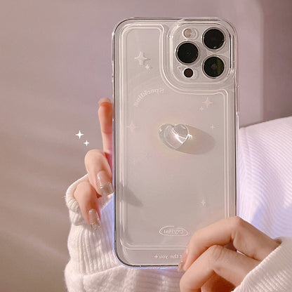 3D Heart iPhone Case