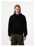 Streetwear Cozy Loose Fit Solid Color Hoodie