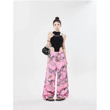 Women Cute Streetwear Trendy Tie Dye High Waist Pants