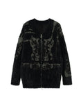 Y2K Casual Layers Black Knitted Sweater