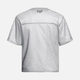 Translucent Mesh Printed Casual Sports T-Shirt