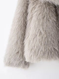 Furry Long-sleeved Jacket