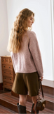 Cozy Lightweight Knit V-Neck Casual Sweater