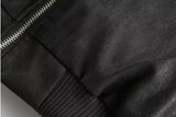 Thickened Fleece Motorcycle Leather Fur Jacket