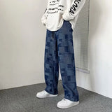 Patchwork Textured Pants