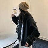 Windbreaker Y2k Oversized Bomber Jacket