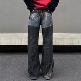 Luxury Cyber Graffiti Baggy Jeans