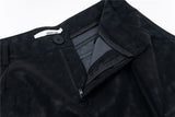 Luxury Designer Wide Leg PU Multi Pocket Pants