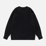 Y2K Cozy Bear Pocket Knitted Sweater