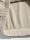Colorblock Geometric Print Quarter Zip Sweatshirt