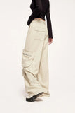 Multi Pockets Wide Leg Cargo Pants