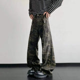 Retro Camouflage Casual Cargo Pants