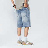 Summer Essential Lightweight Elastic Waist Denim Short