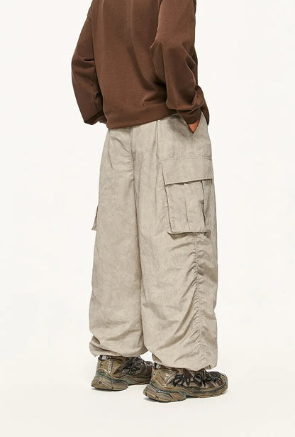 Vintage Distressed Baggy Cargo Pants