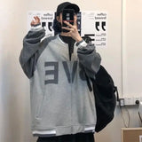 Vintage Streetwear Panelled Zip-Up Sweatshirt