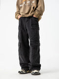 Black & Blue Workwear Denim Cargo Jeans