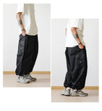 Multi-Pocket Solid Cargo Pants
