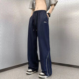 Streetwear Comfort Elastic Waist Straight Summer Pants
