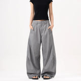 Premium American Style Retro Pleated Machete Pants
