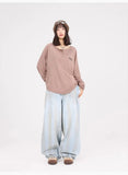Vintage Light Blue Washed Hip Pants