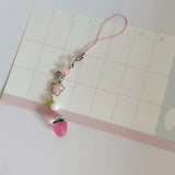Front view of the Floral Charm Keychain