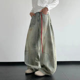 Adaptive Stretch Wide Leg Denim Jeans