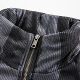 Retro Stripe Puffer Jacket