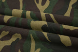 Camouflage Single Breasted Fur Collar Padded Jacket