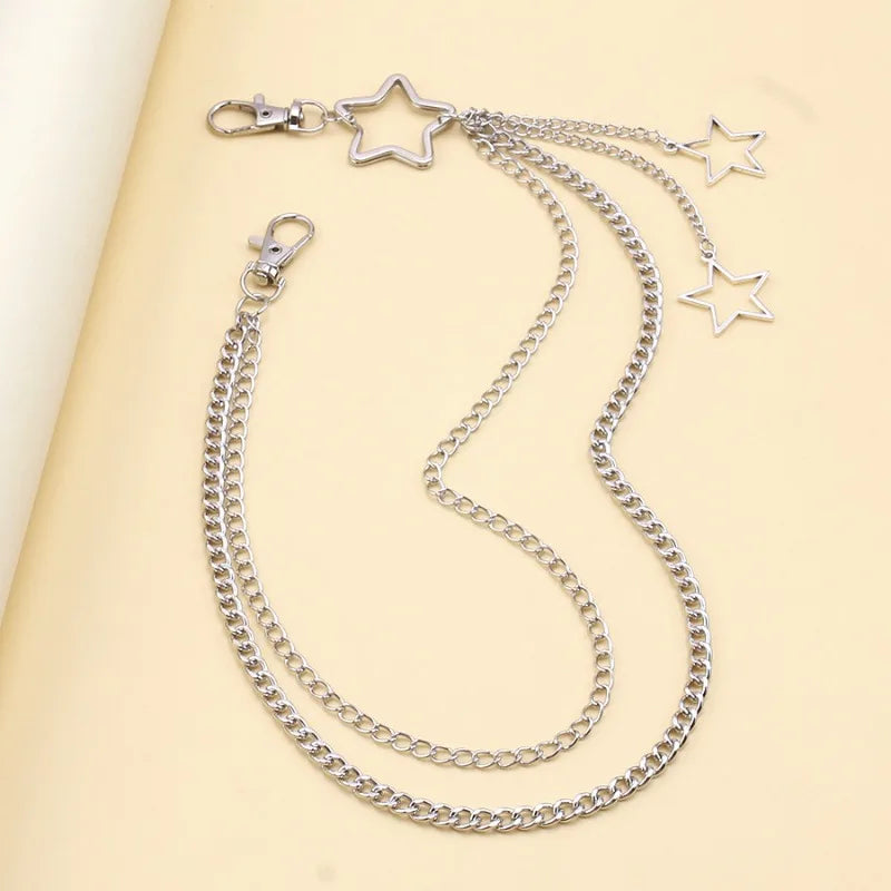 Punk Metal Waist Jeans Chain