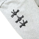 Retro Graphic Fingers Printed Hoodie