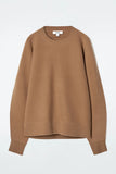 Ethereal Spring Style Reversible Crew Neck Sweater