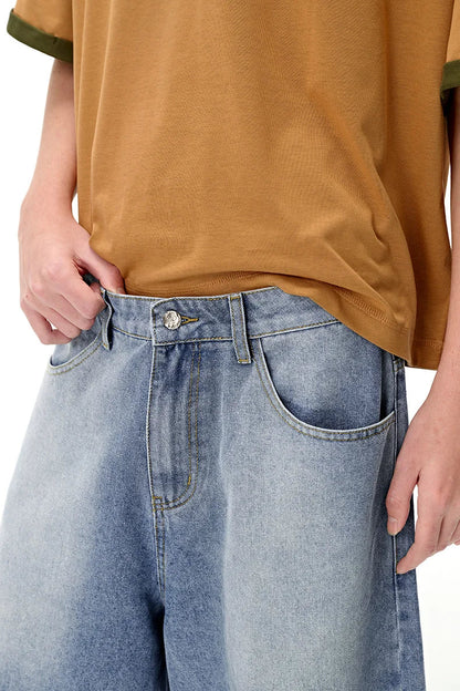 Y2K Washed Denim Jorts